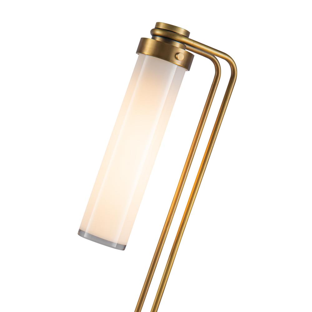 ALORA Lighting TL355022VBGO Table Lamp, Vintage Brass/Glossy Opal
