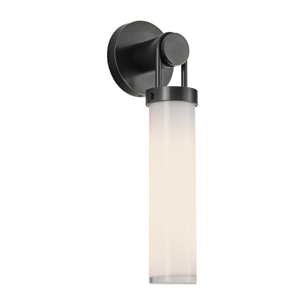 ALORA Lighting Wynwood WV355116UBGO Wall/Vanity Light Fixture, UL Damp Rated, Urban Bronze/Glossy Opal