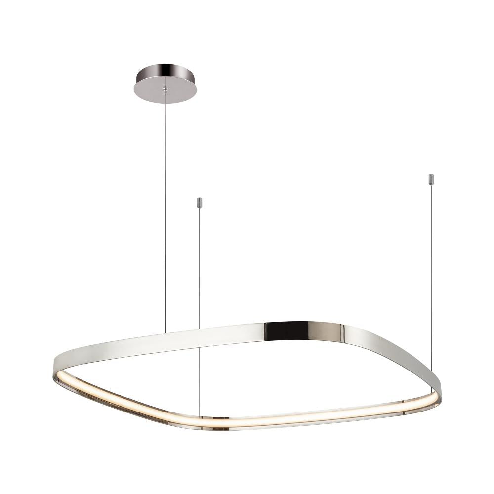 Kuzco Yukon PD78031-PN LED Pendant, UL Listed, Polished Nickel