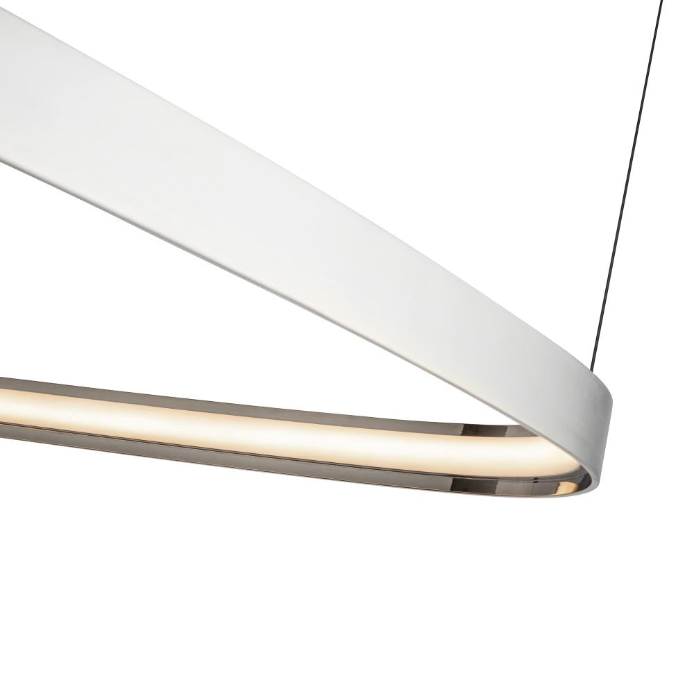 Kuzco Yukon PD78031-PN LED Pendant, UL Listed, Polished Nickel