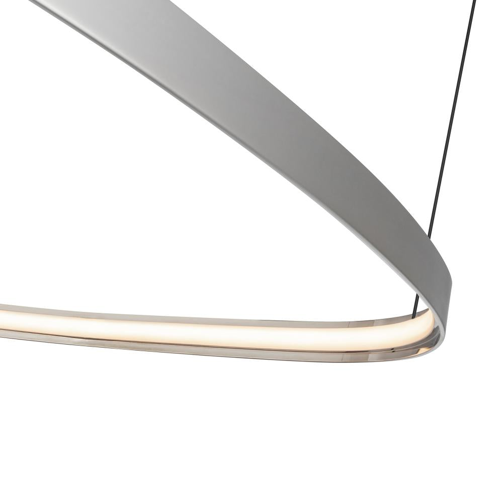 Kuzco Yukon PD78040-PN Pendant Light, UL Damp Rated, Polished Nickel