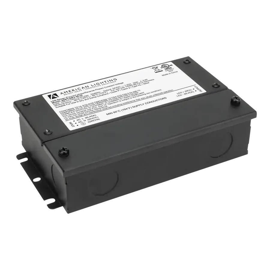 Adaptive Driver with Enclosed Leads and Knockouts 30 Watts 24V DC