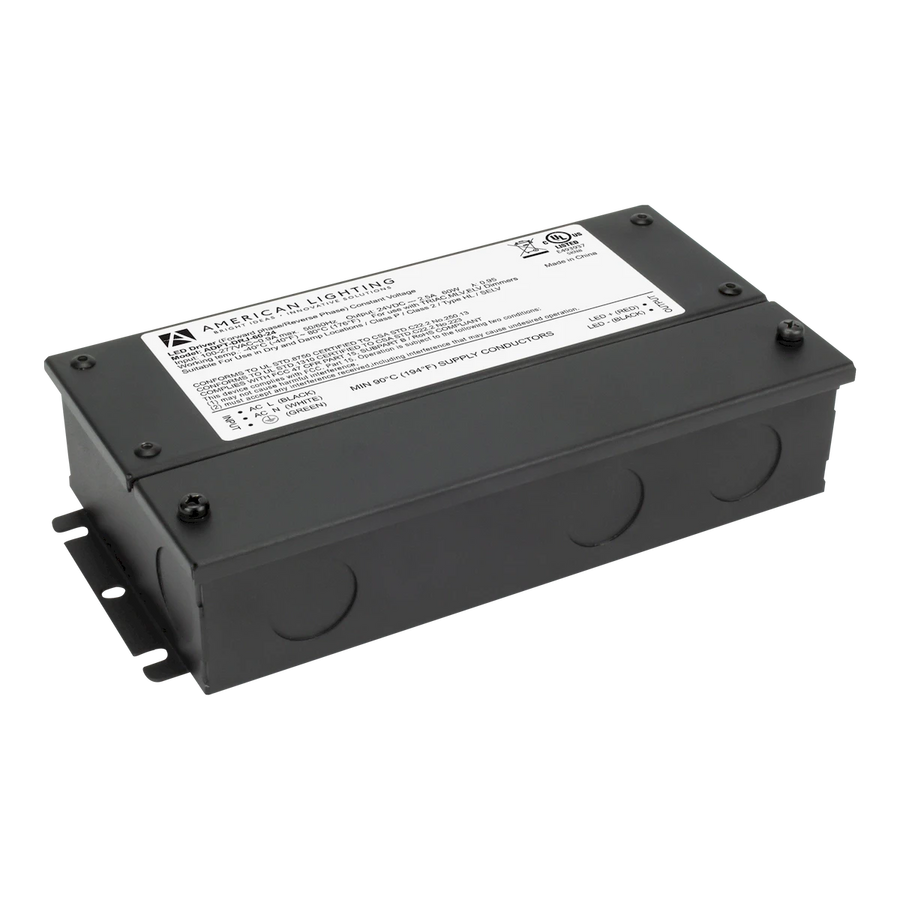 Adaptive Driver with Enclosed Leads and Knockouts 60 Watts 24V DC