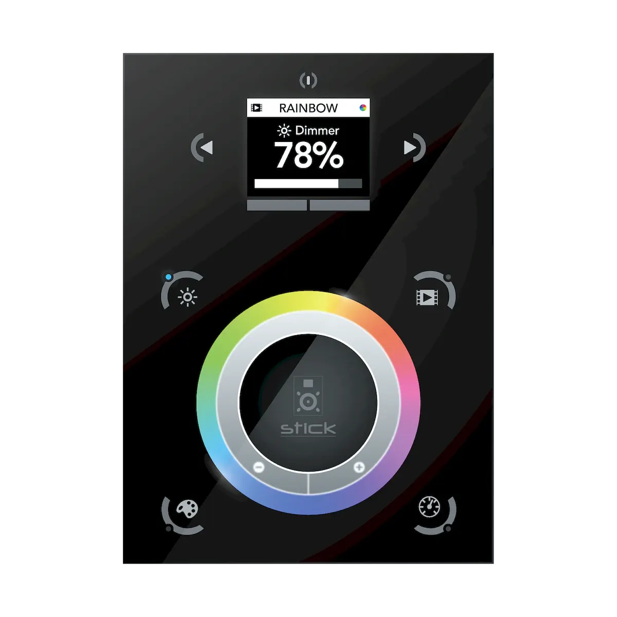 DE3 1024ch, Glass, USB, Ethernet, Color Screen, 500 Scenes, 10 Zones. BD1 Black Finish