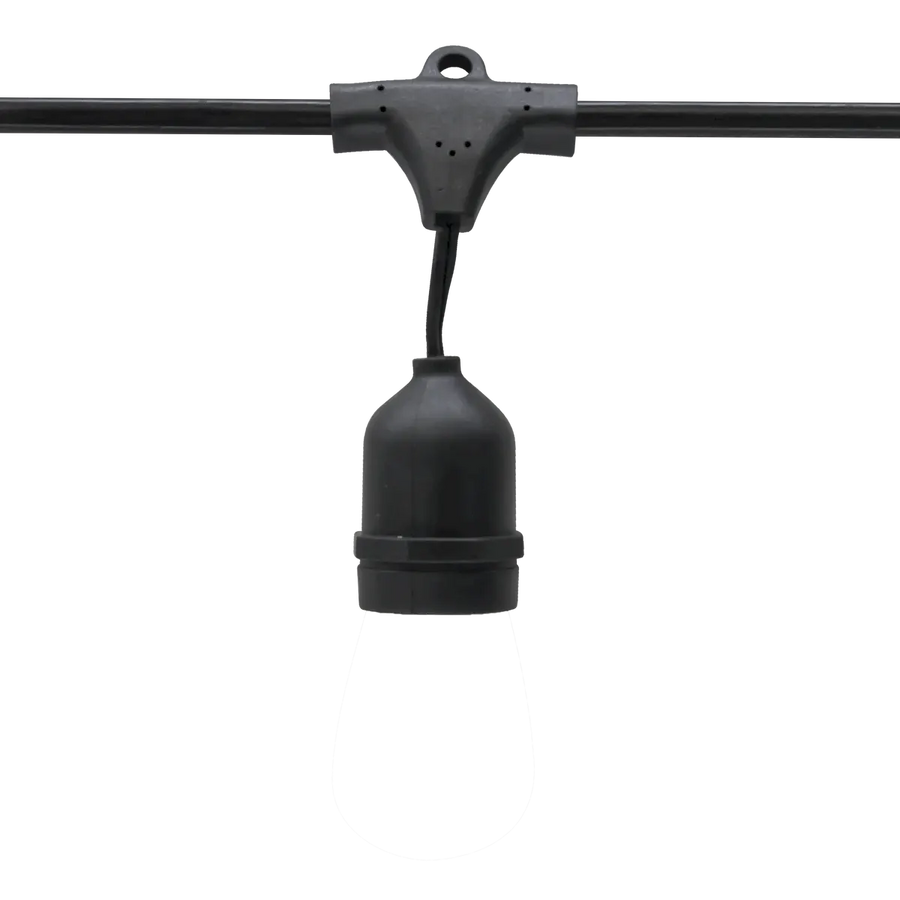 Commercial Suspended Light String E26 48ft with 24" Spacing