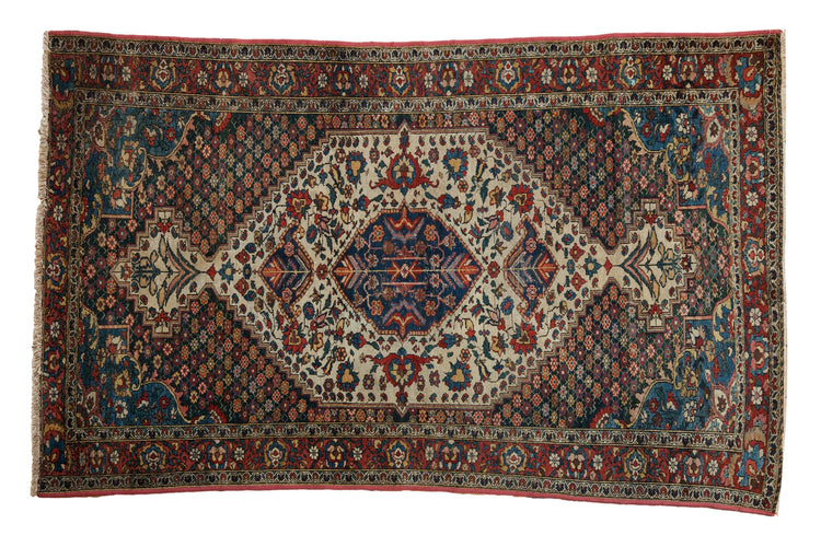 4.5x6.5 Vintage Baktiari Rug