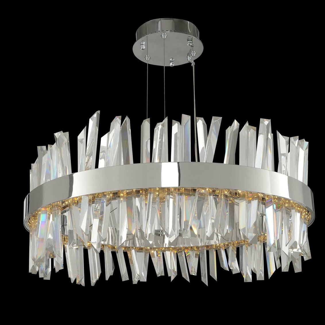 Glacier 25 Inch LED Round Pendant