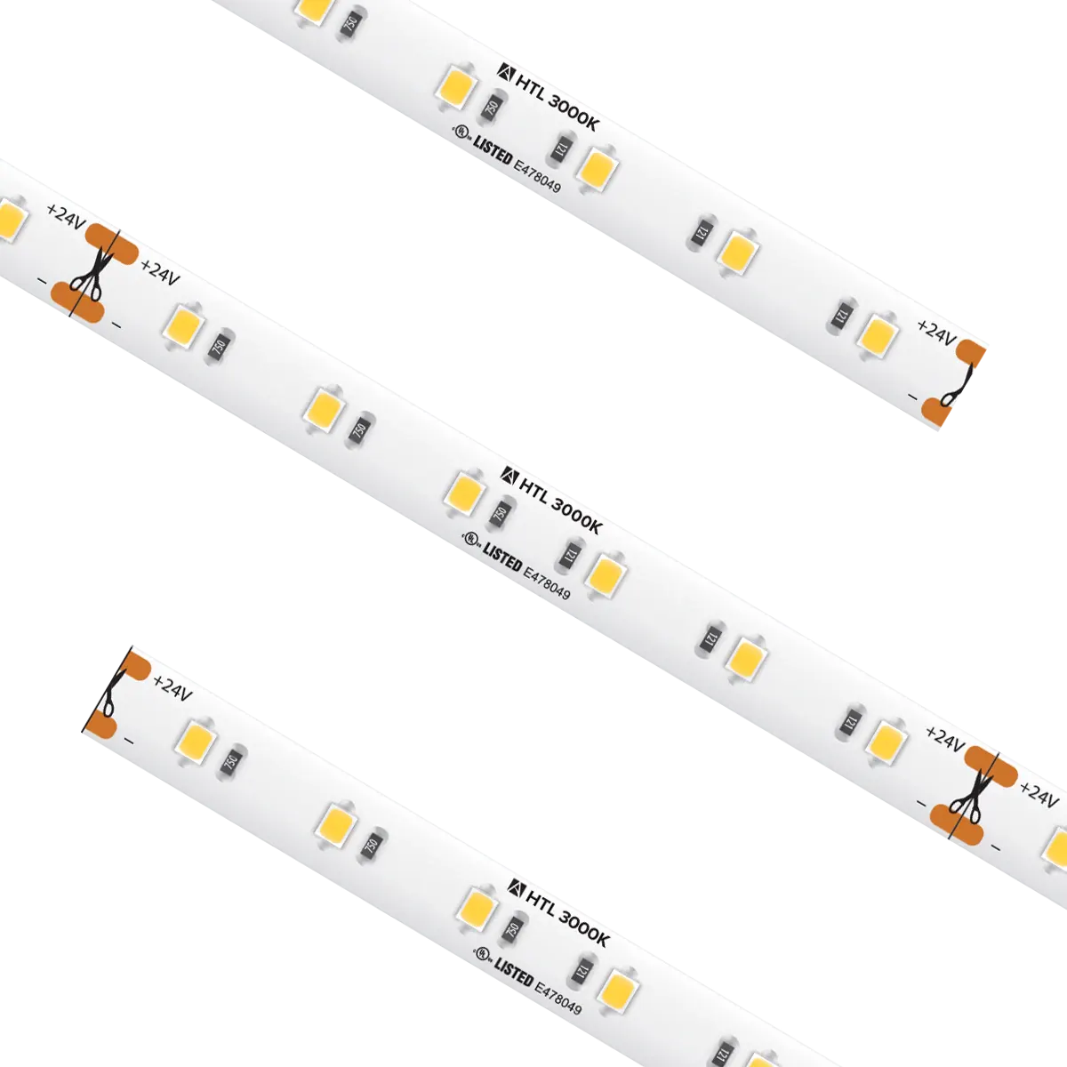 High Output Tape Light IP54 3000K 16.4Ft