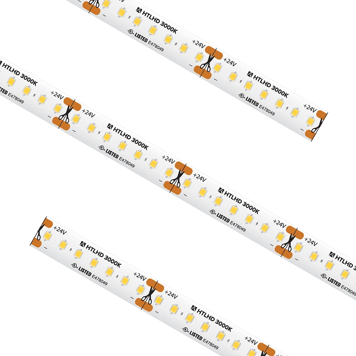 High Output High Density Tape Light IP54 3000K Custom Cut