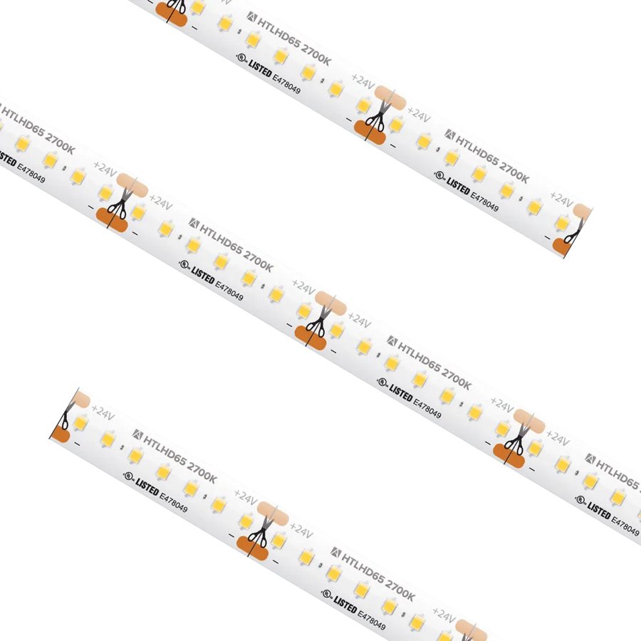 High Output High Density Tape Light IP65 2700K Custom Cut
