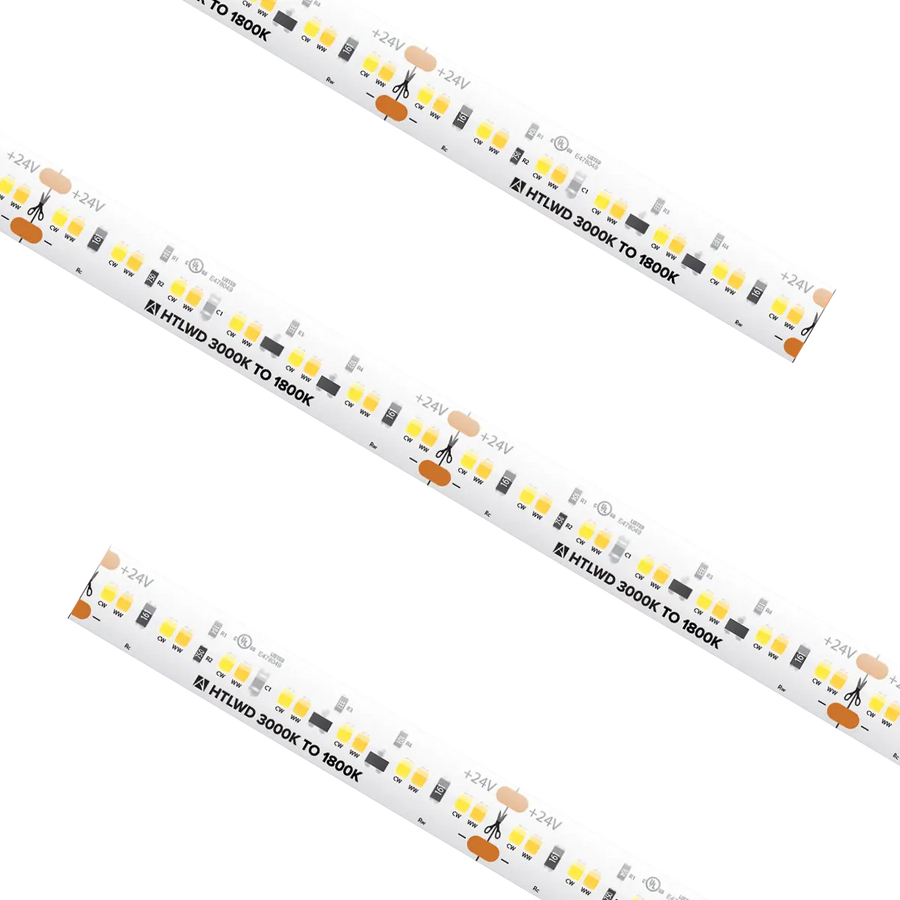 High Output Tape Light IP54 Dim to Warm 16.4Ft
