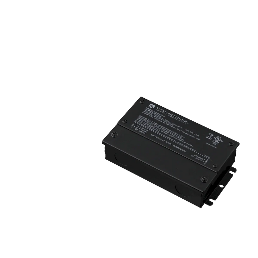 LED-DRJ Series 24V DC, 30W, Non-Dimmable LED Driver w/junction box