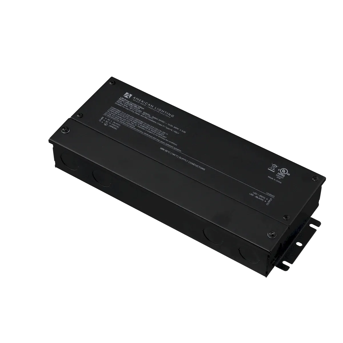 LED-DRJ Series 24V DC, 300W, Non-Dimmable LED Driver w/junction box