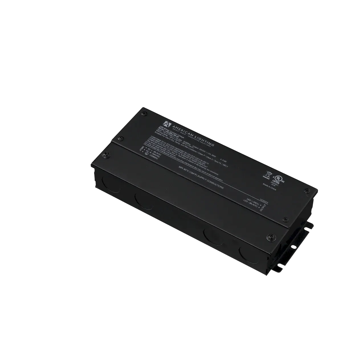 LED-DRJ Series 24V DC, 96W, Non-Dimmable LED Driver w/junction box