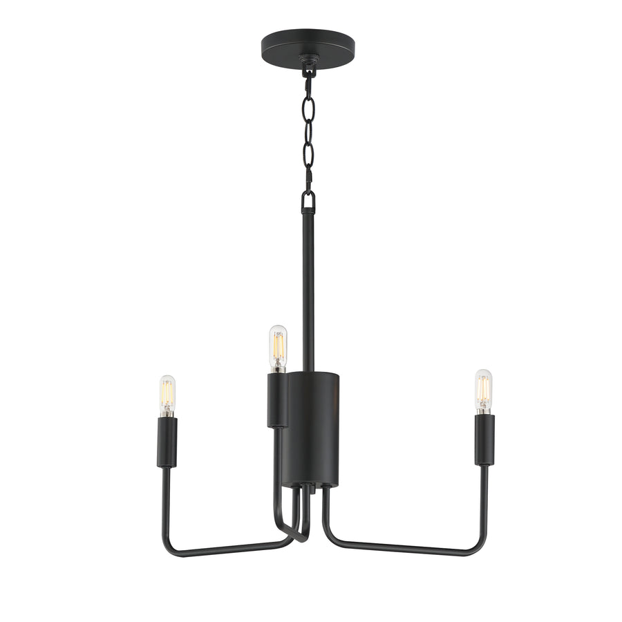 Maxim Lighting 24863 Abner 3-Light Chandelier – 21 Inch