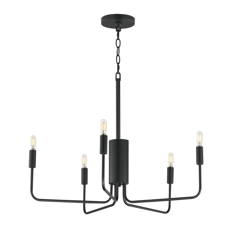 Maxim Lighting 24865 Abner 5-Light Chandelier – 24 Inch