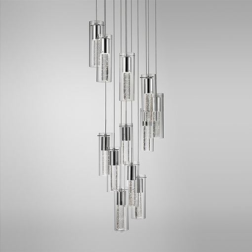 Kuzco Lighting Inc. CHAMPAGNE PD4412-CH-14 Pendant Contemporary - Chrome