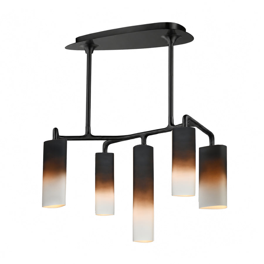 Studio M Lighting SM300305OMBBBR Tropo 5-Light LED Pendant