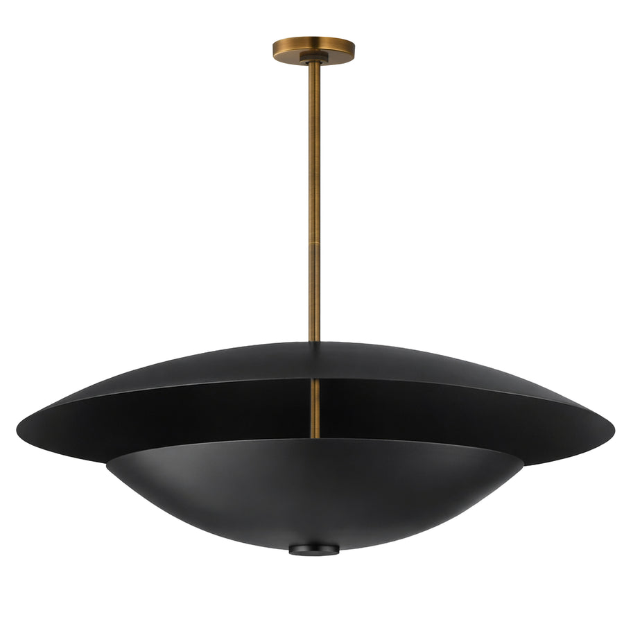 Studio M Lighting SM81858BKFG Vesta LED 2-Tier LED Pendant