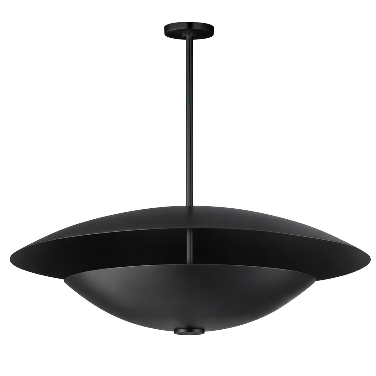 Studio M Lighting SM81858BK Vesta LED 2-Tier LED Pendant