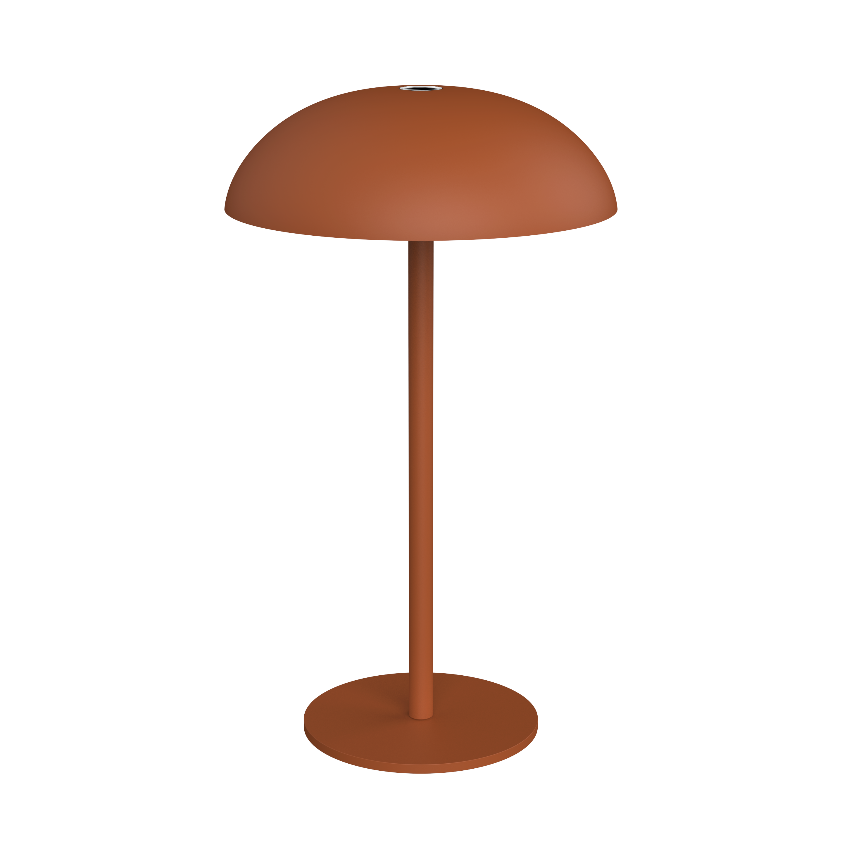 Rechargeable Outdoor Modern Table Lamp - Brown