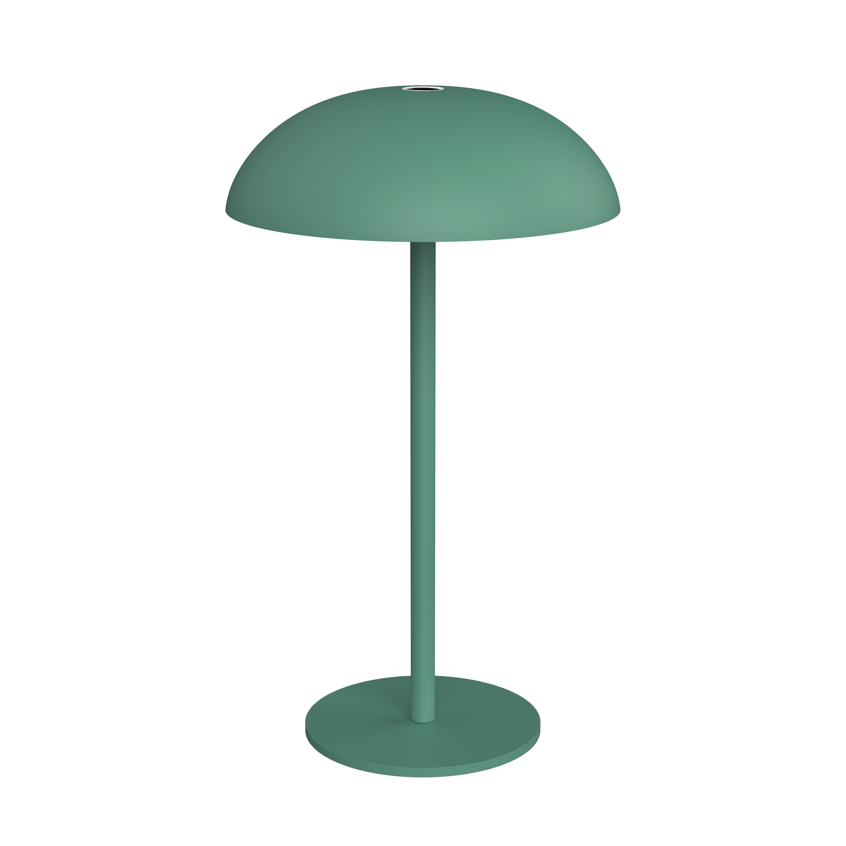 Rechargeable Outdoor Modern Table Lamp - Green