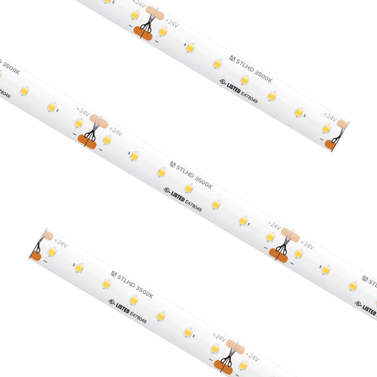 Standard High Density Tape Light IP54 3500K Custom Cut