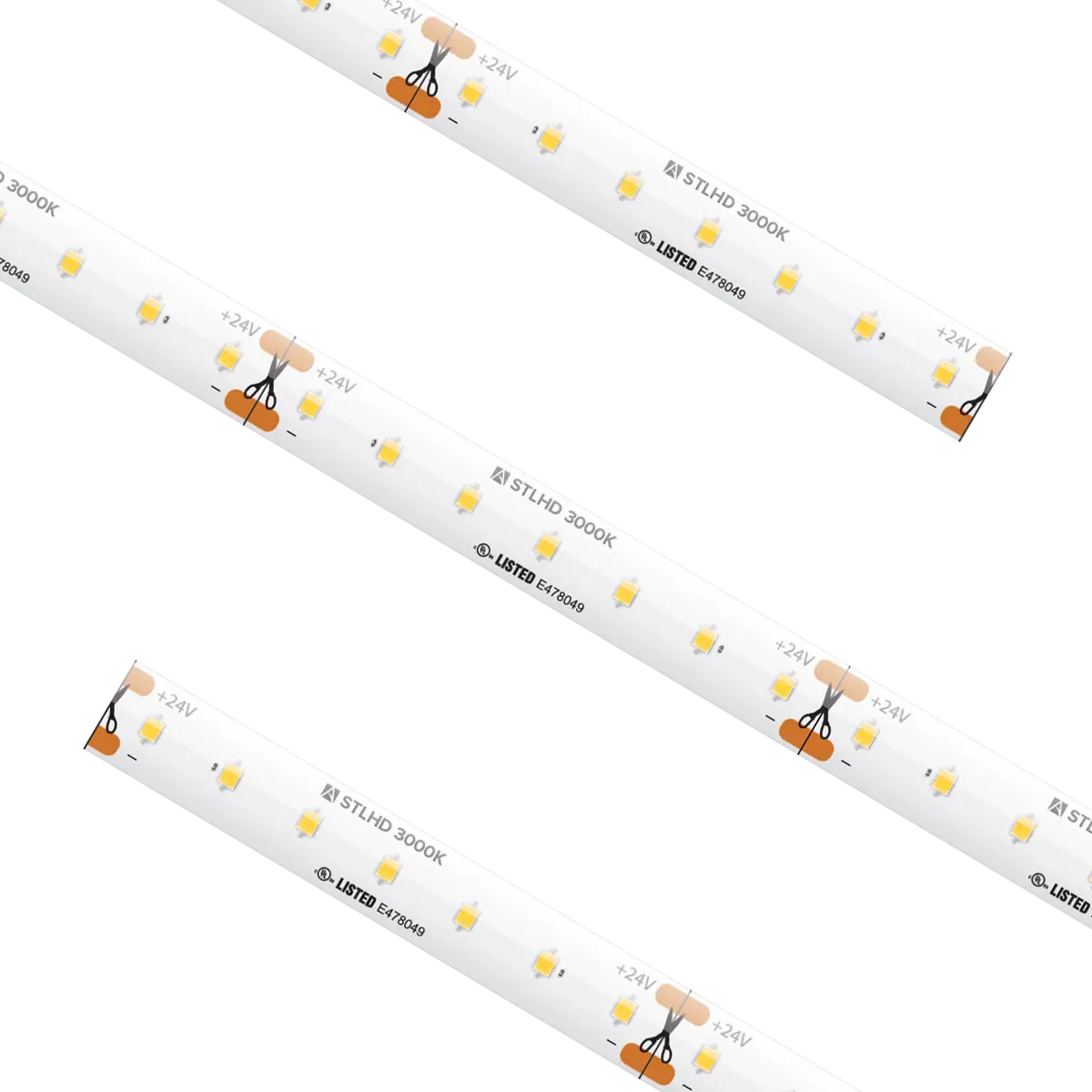 Standard High Density Tape Light IP54 3000K 100Ft